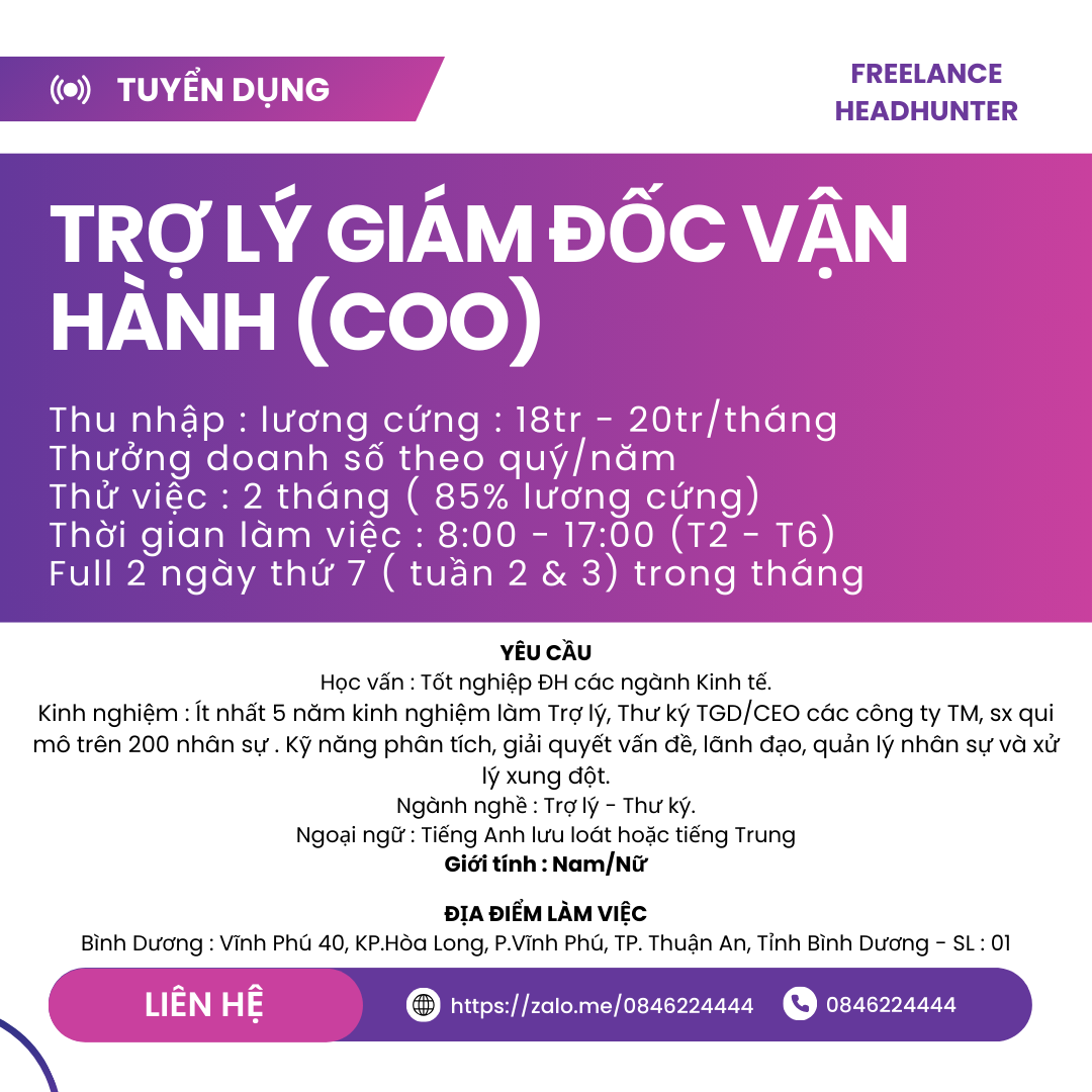 lĩnh vực hoạt động